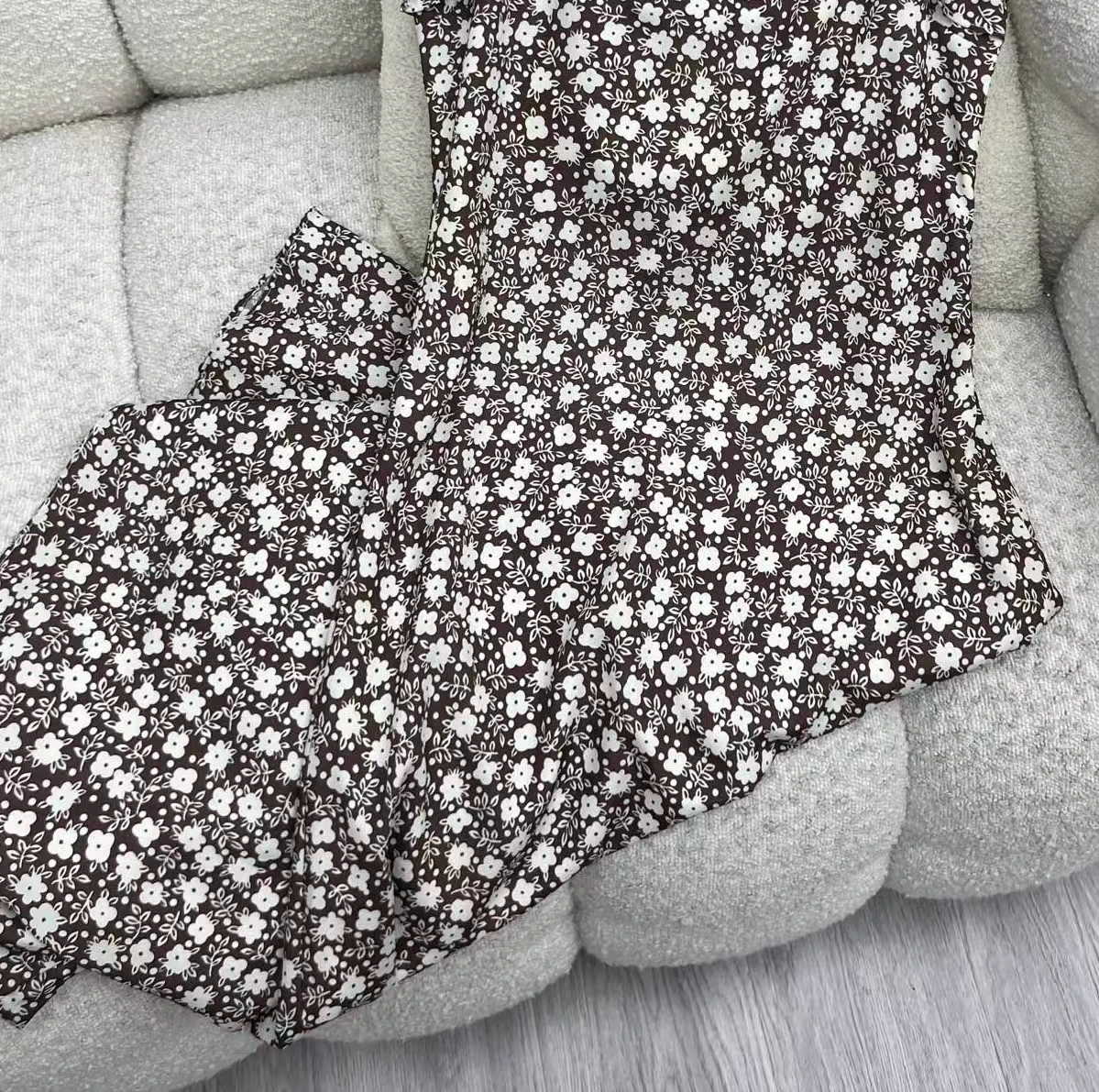 Nuevo Vestido Largo de Seda co - Floral Summer Dress reseña y precio