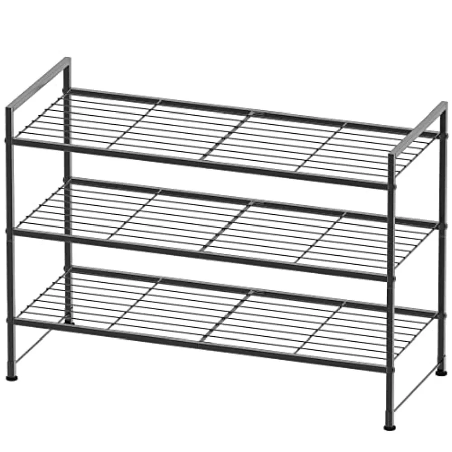 

3-Tier Stackable Shoes Rack Storage Shelf