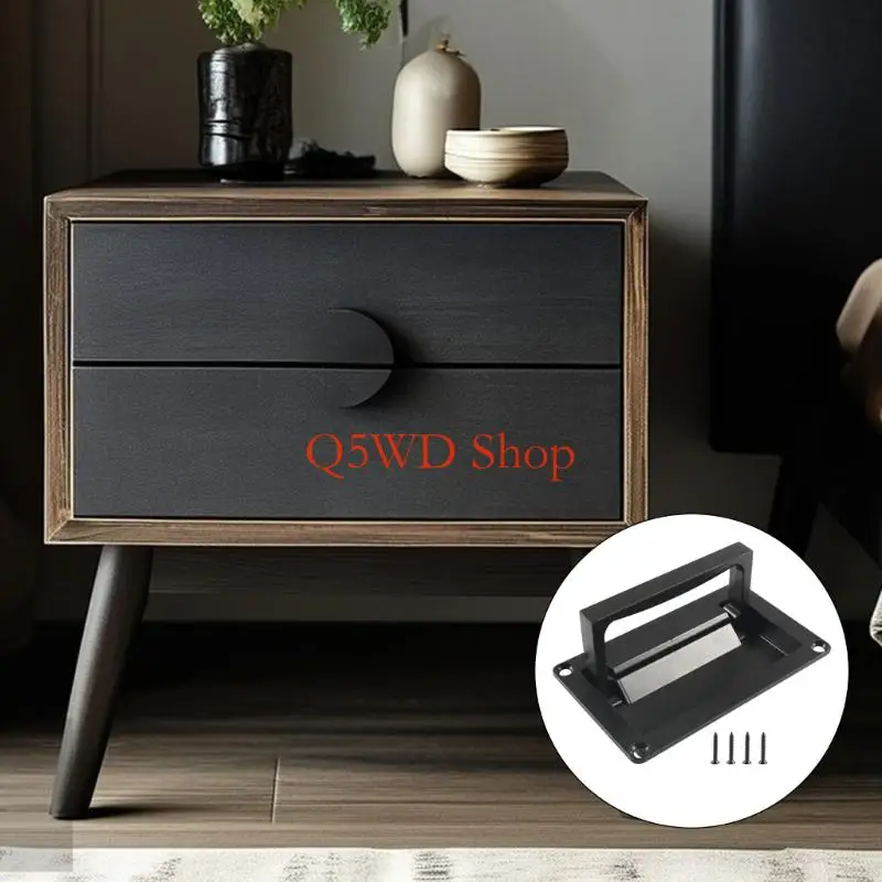 Q5WD Marine Access Hatches& Deck Access Hatches Lid With Pull Out Handle Fasteners Square Deck Hatches Boats Hatches Lid