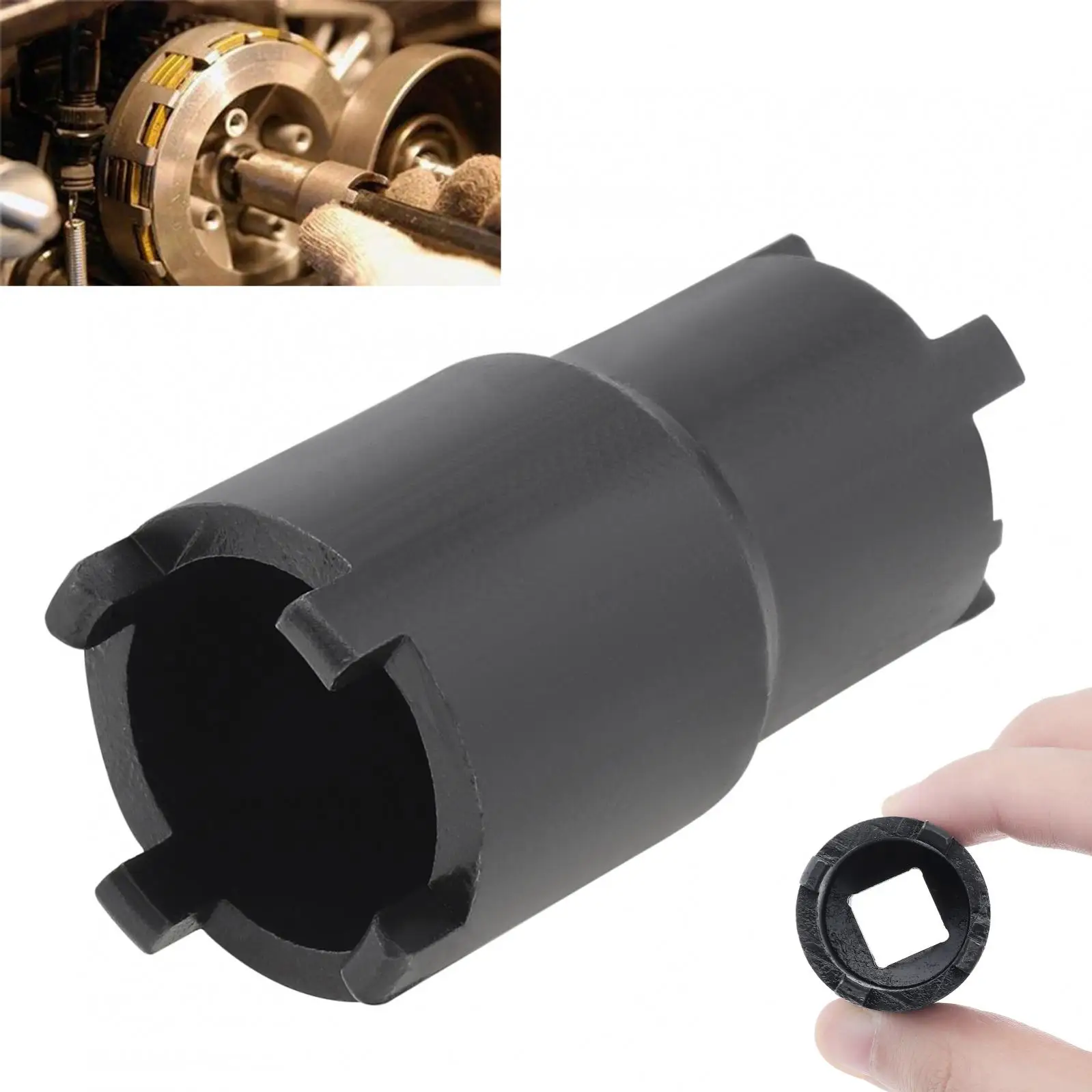 Motorcycle Clutch Tool Lock Nut Spanner Wrench Fit for Honda CG125 GY6 50/125/150CC CRF50 Z50 XR50 CRF70 CT70 Scooter Clutch Nut