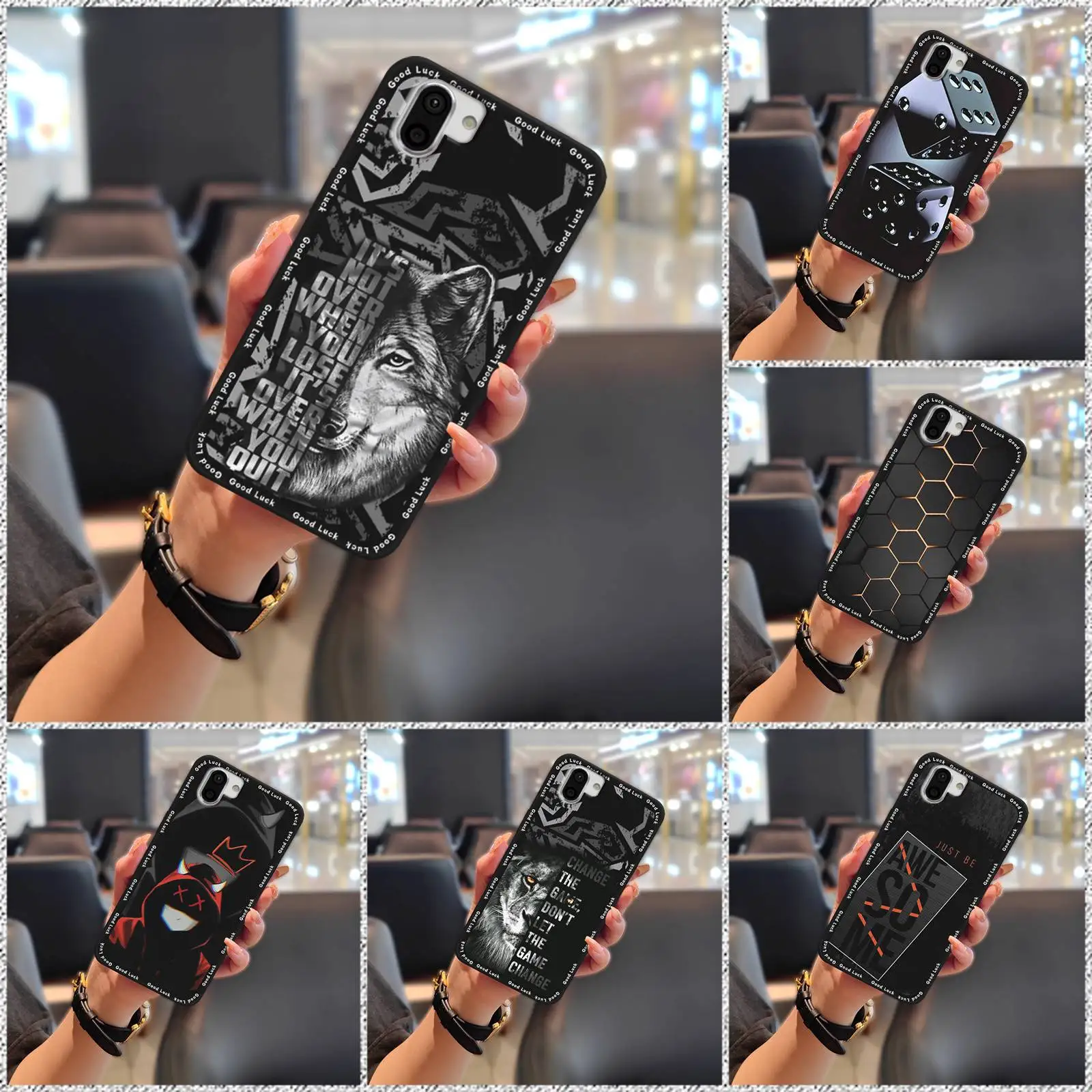 Anti-knock Anti-dust Phone Case For Sharp Aquos R2/SHV42/SH-03K Silicone Cover Mobile Case Graffiti Waterproof Cartoon