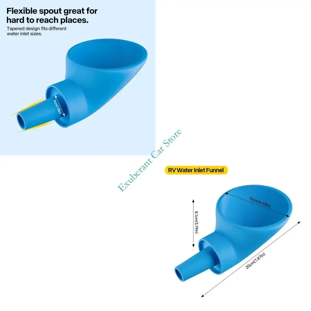 

Plastic Water Filling Tool Water Inlets Funnel Perfect For Travel Trailers
