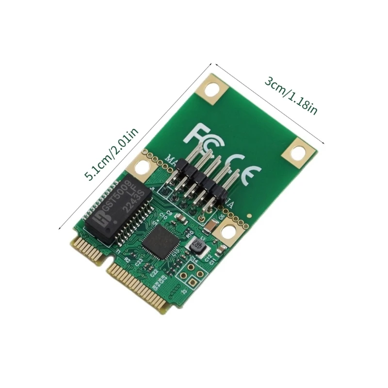 Mini placa pcie gigabit placa ethernet porta única 8111f 1000mbps dropship