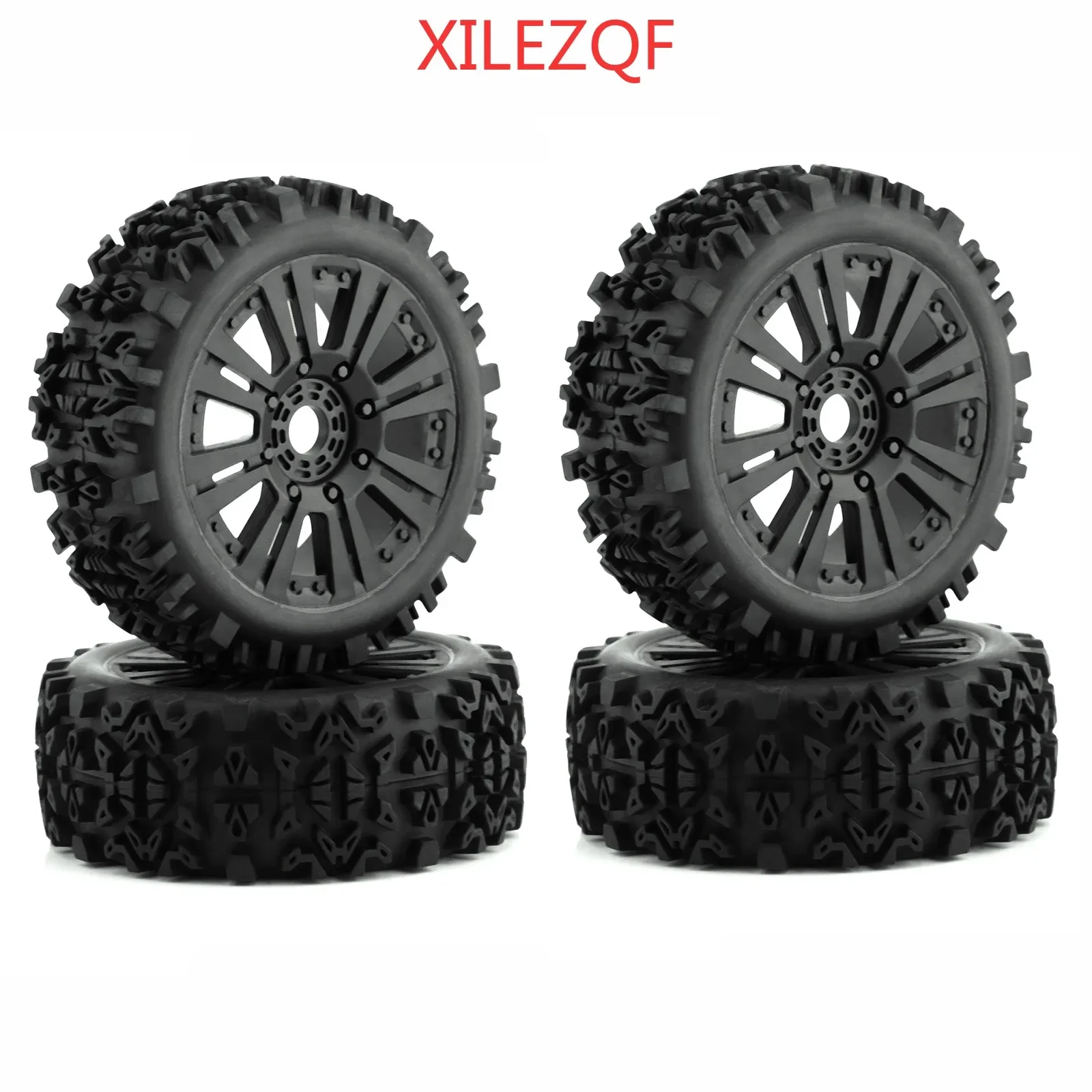 

Шины для радиоуправляемых багги 1/8 RC, усиленные, с высоким сцеплением, средней жесткости, долговечные, с креплением 17 мм, для HSP RC