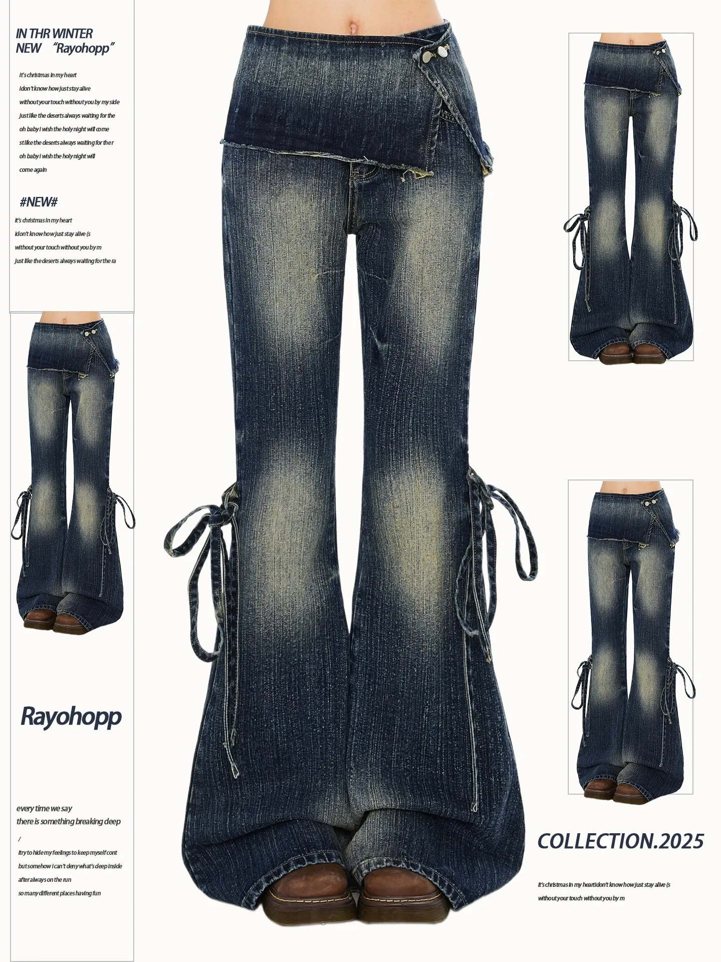 

Винтажные американские расклешенные джинсы для женщин: дизайнерские, с поясом, утягивающие, сексуальные, универсальные, длинные брюки с естественной талией и карманами