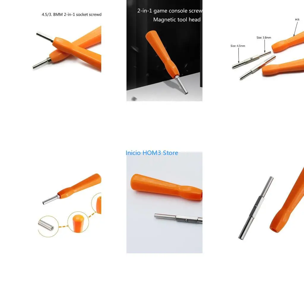 A5YD Screwdriver Set Security Screwdriver Bit Set 3.8mm 4.5mm Security Screwdriver