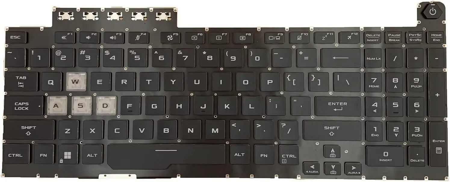New Laptop English US Keyboard For ASUS TUF Gaming FA506II FA506IH with backlit