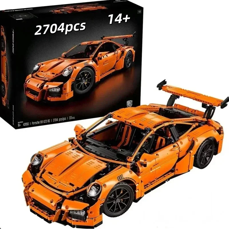 42056 GT3 RS Bouwstenen Technische Super Racewagen Model Bricks 2704PCS Speelgoed Voor Kinderen Volwassenen Nieuwjaar Verjaardagscadeautjes - afbeelding 2
