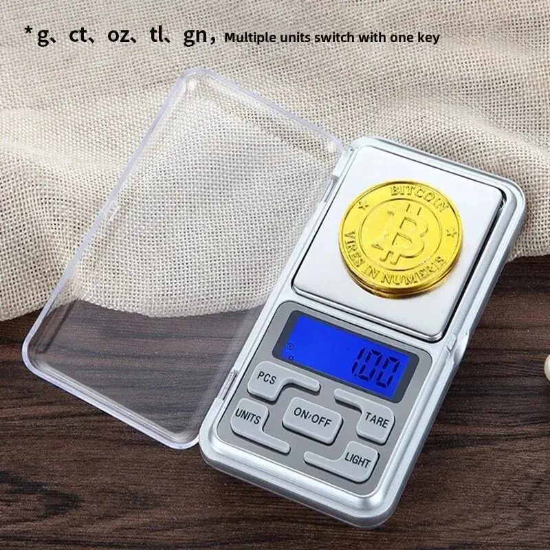 Jewelry Scales Weight Diamond Balance Kitchen Weighing Digital Pocket Mini Scale Bathroom 0.01g 500g