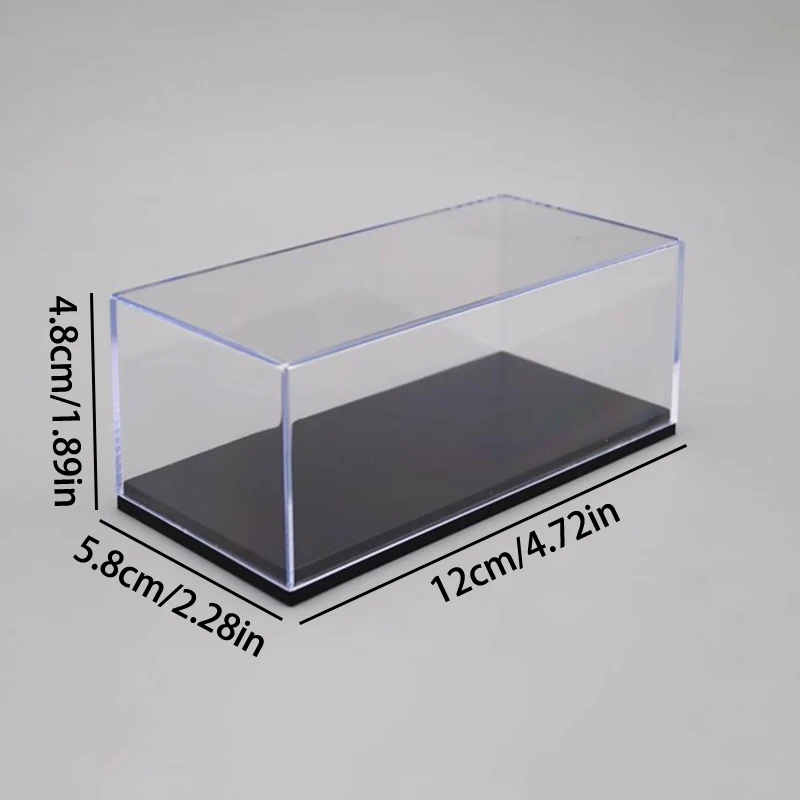 1:64 Car Model Display Box Transparent Protective Case Acrylic Dust Hard Cover Storage Holder