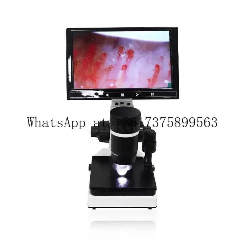 Flow Rate Observation Microscope Finger Terminal Vascular Capillary Microcirculation Microscopy SY-B198