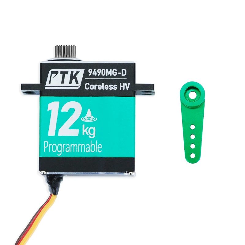 Servo sin núcleo 12KG impermeable TRX4M digital HV8.4V 1/18RC componente de actualización vehículo aéreo no tripulado servo de coche modelo de ala fija