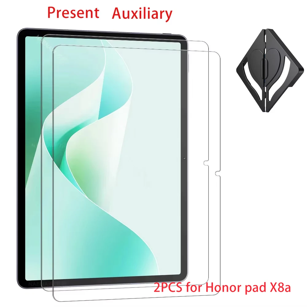 2PCS HD Tempered Glass For Honor Pad X8A 11-Inch Scratch Proof Transparent Tempered Glass  Screen Protector
