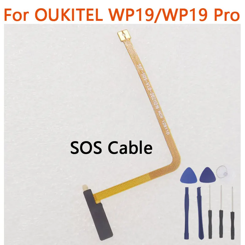 جديد الأصلي OUKITEL WP19 WP19 Pro حجم الطاقة زر الجانب كابل SOS زر مفتاح كابل فليكس FPC ل OUKITEL WP19 هاتف ذكي