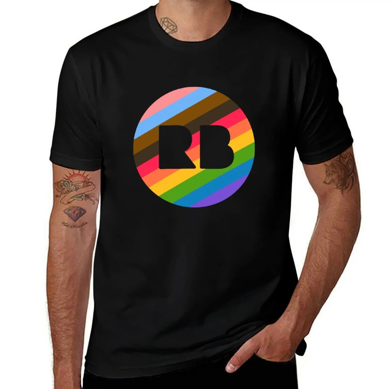 Redbubble Pride T-Shirt Basic Short Sleeve Cotton Blend T-Shirt