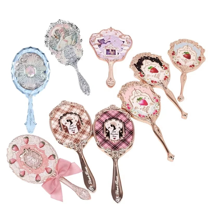 Flower Knows Strawberry Cupid Hand Mirror Flowerknows Makeup Mirrors Vintage Mirror