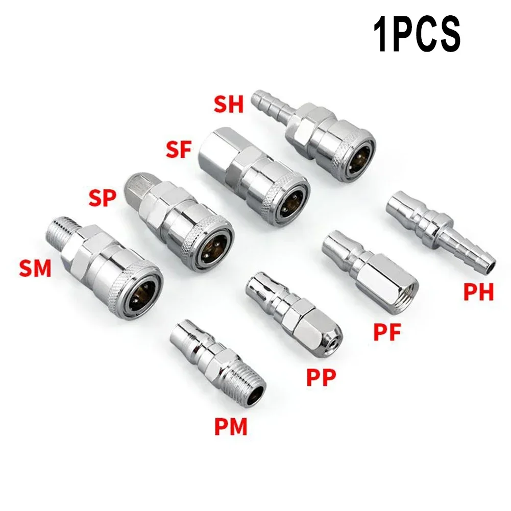 Air Compressor Pneumatic Connector PH PM Pneumatic Quick Hose SF Coupler Plug Iron Galvanized Socket Connector