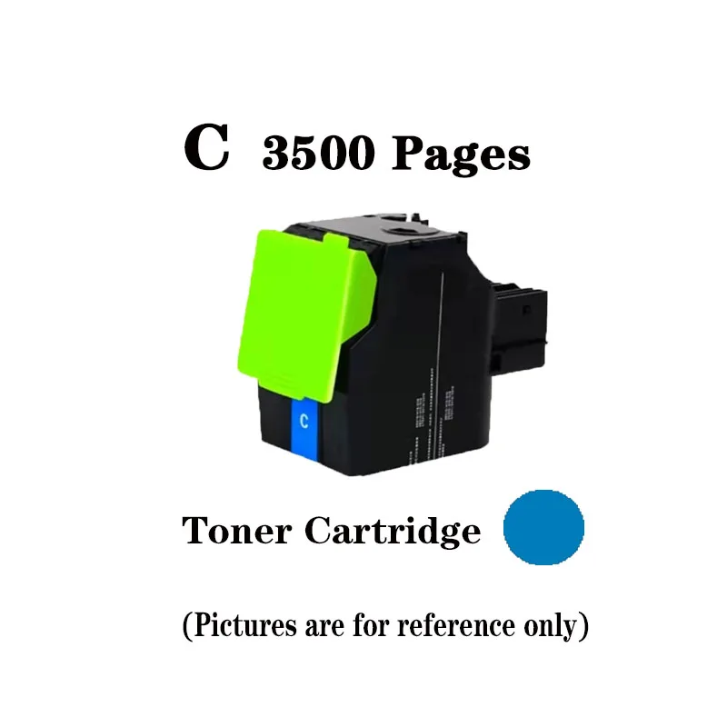 LA/SA Version 71B4HK0/71B4HC0/71B4HM0/71B4HY0 Toner Patrone für Lexmark CS417/CS517/CX417/CX517