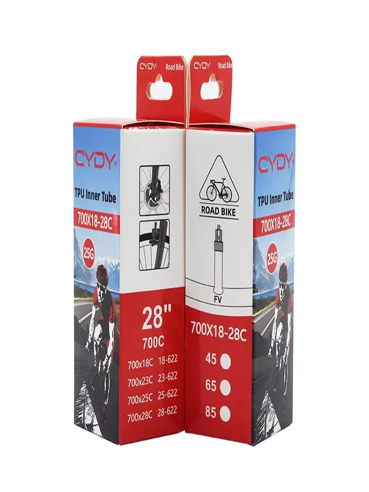 AliExpress CYDY Ultralight Outdoors Road Bike TPU Bike Inner Tube 28''700x18C 23C 25C 28C Tire FV 45mm/65mm/85mm Tyre Cycling Penu 25G
