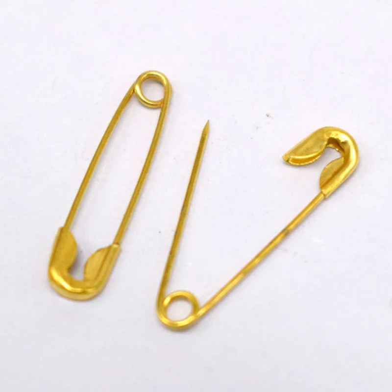 100/200Pcs/Lot 22mm Colorful Small Safety Pins DIY Mini Buckle Pin Needlework Sewing Tools Steel Safety Pin Brooch Accessory