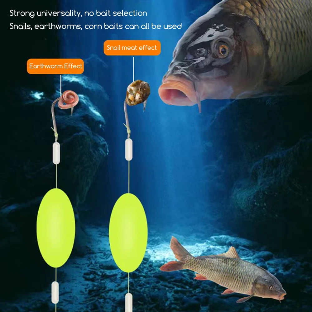 Surfs Fishing Angelhaken Pompano Rig mit Schwimmern Vielseitige Angelausrüstung für das Salzwasser-Süßwasserangeln für Angelliebhaber – Detail 4