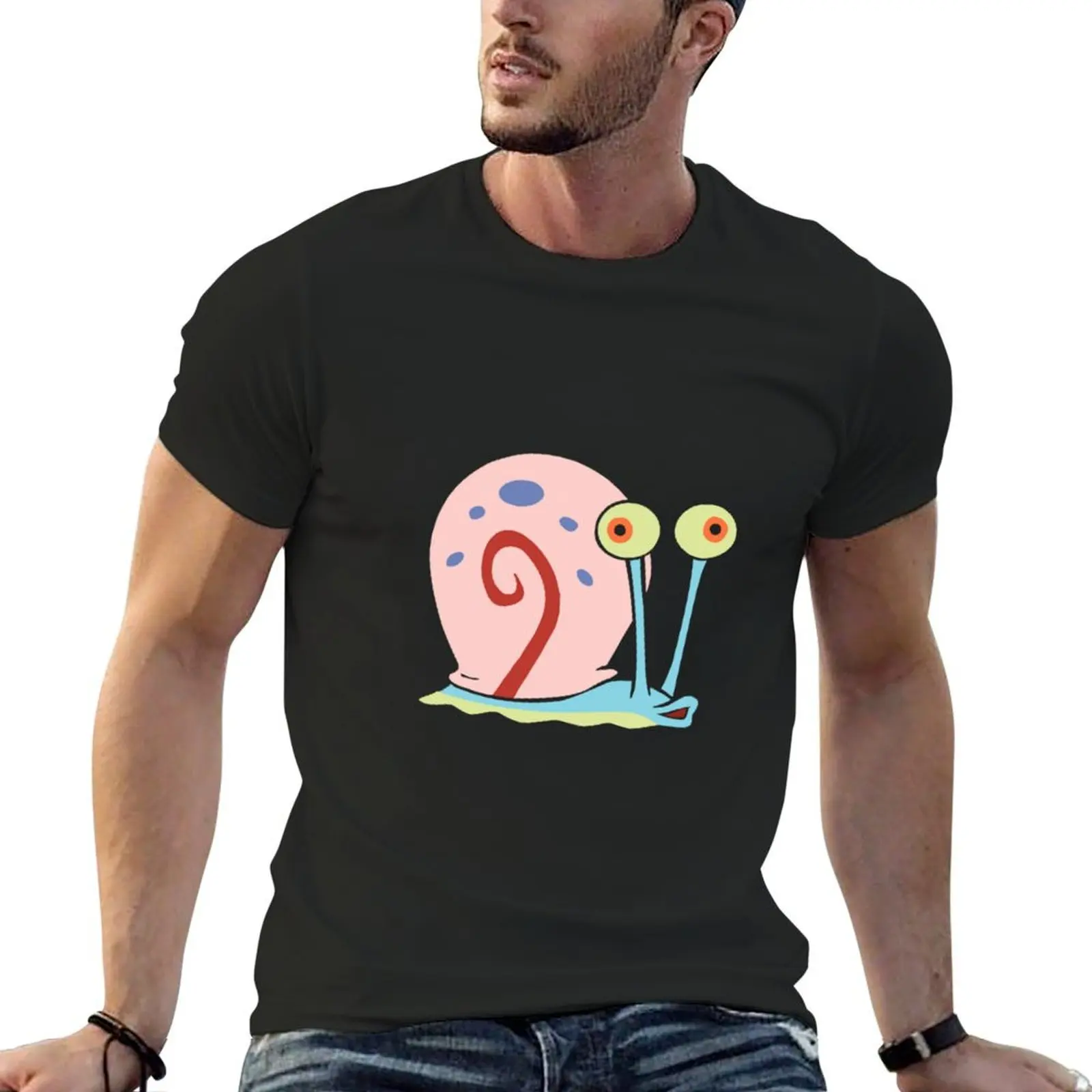 Gary the Snail 90 T-Shirt tees anime tshirt plain black t shirts men