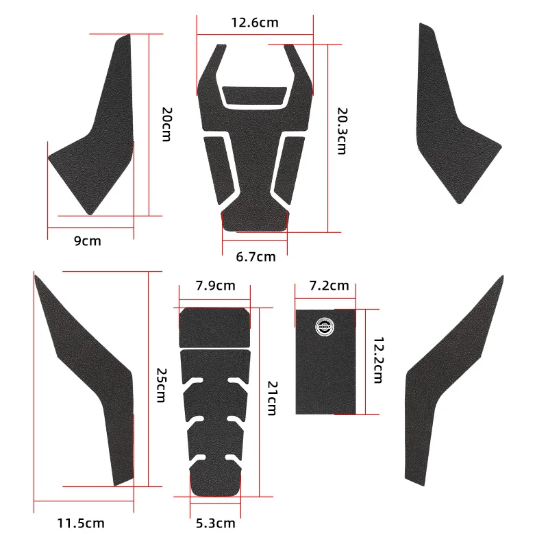 دراجة نارية خزان الوسادة ملصقات لهوندا X-ADV xadv750 2021-2024 المطاط مقاومة للخدش حامي غطاء #6
