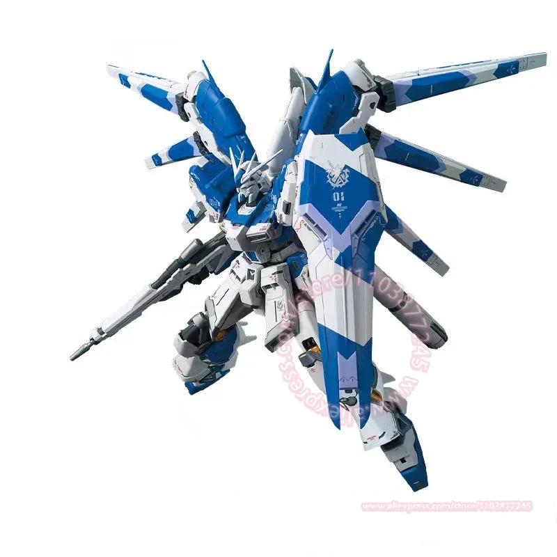 BANDAI RG RX-93-V2 Hi-V GUNDAM Children's Toy Assembly Model Birthday Gift Animation Peripheral Tabletop Decoration Trend Hand