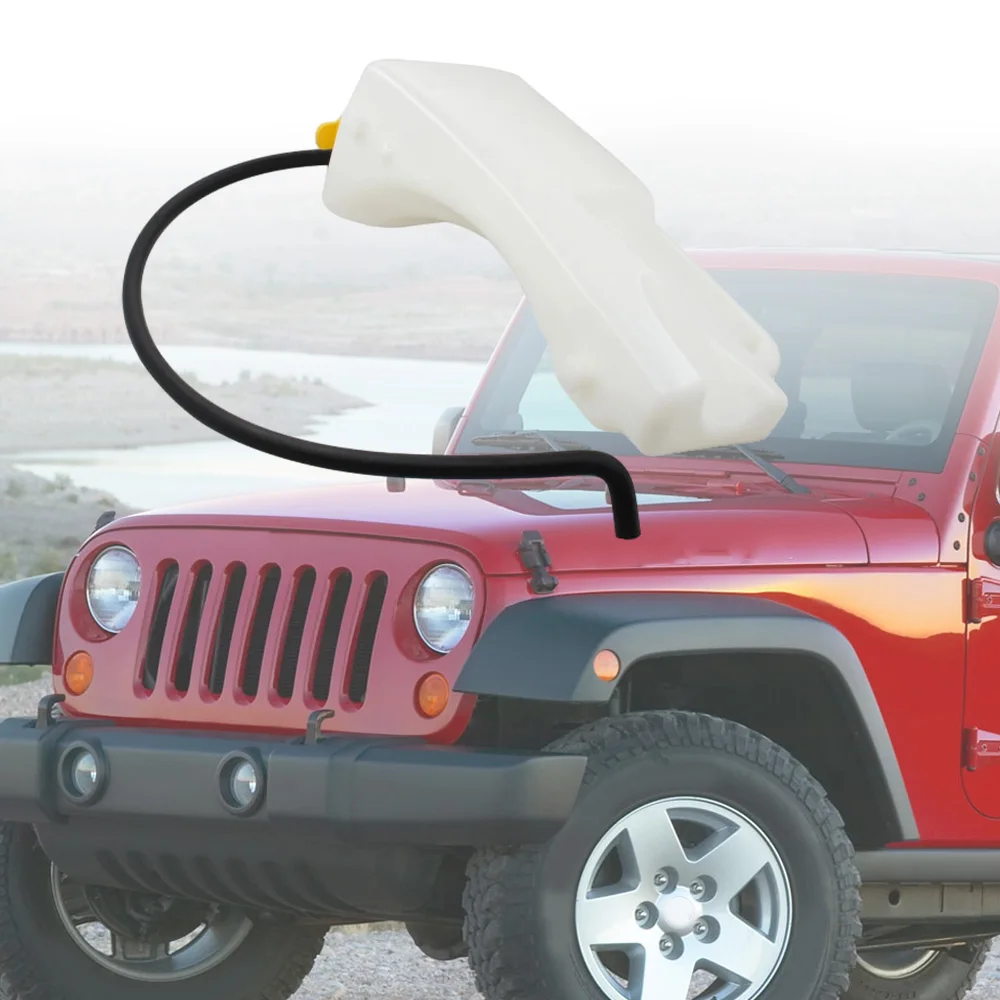 

55056542AD Car Coolant Expansion Water Tank with Cap & Tubing For Jeep Wrangler 3.8 V6 2007-2011 55056542AB 55056542AC