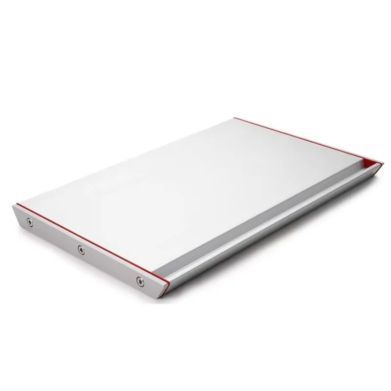 Aluminium Red Professional Quick Food Defrosting Tray and Thawing Plate Defrosting Tray for Frozen Meat