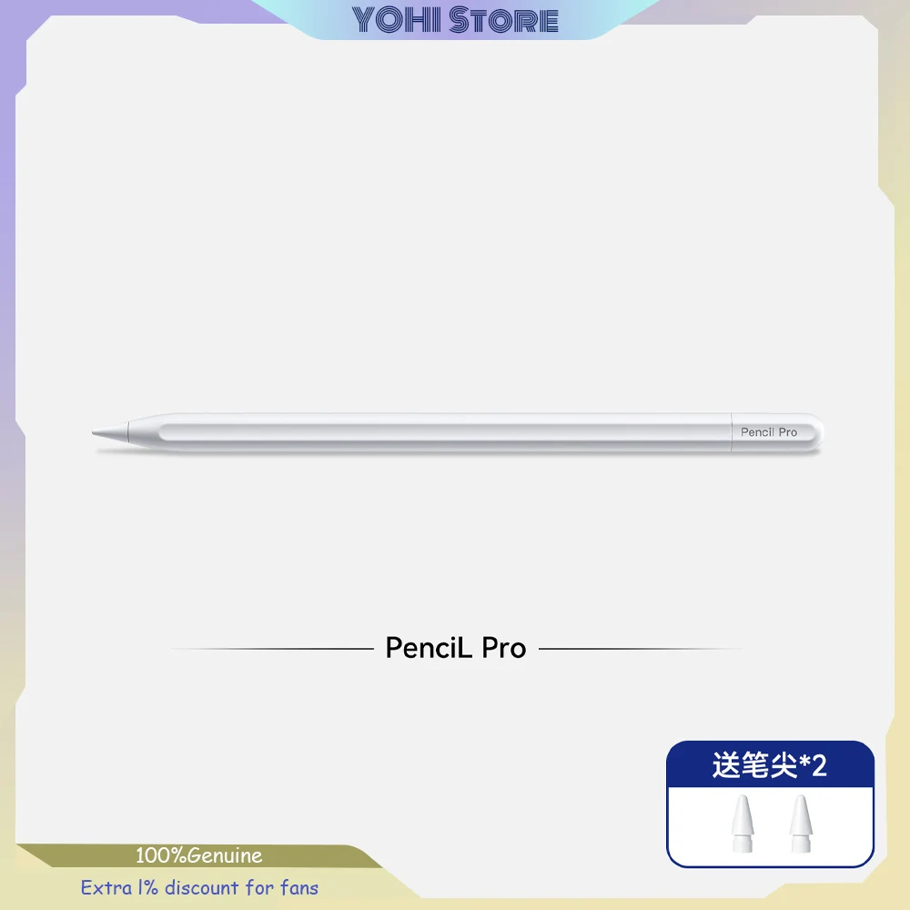 For Ipad Magnetic Pencil Pro Zero Latency Ultra Smooth 24H Battery Life Hidden USB-C Port Dual Charging Mode for ipad11 Air8/7