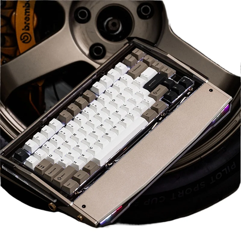 

Mechanical keyboard three-mode e-sports wireless game special full-key hot swap