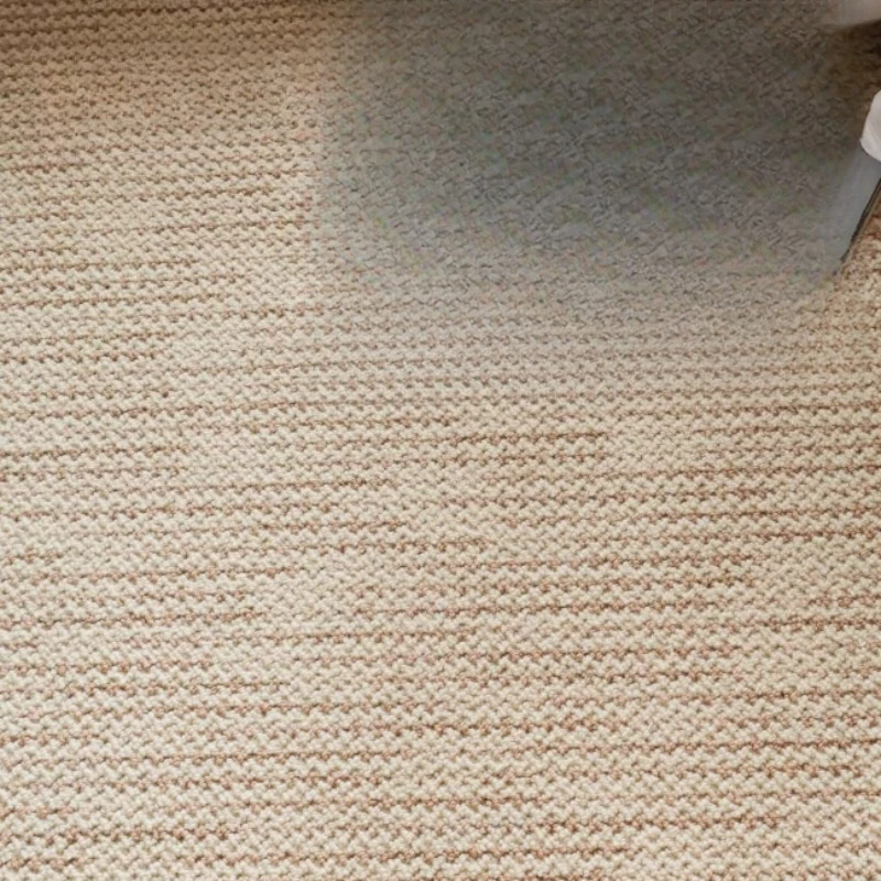 Imported all-wool carpet, sunset coral, New Zealand plain wabi sabi living room, bedroom light luxury