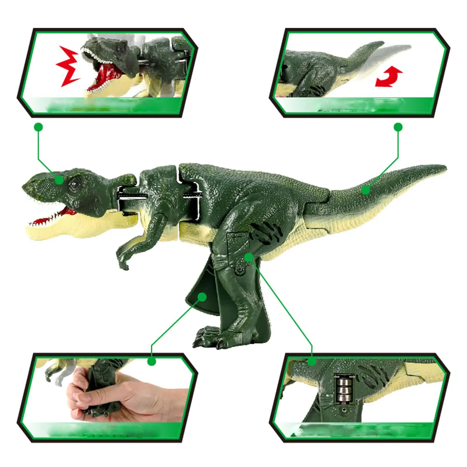 Realistic Jurassic World T Rex dinosaur Zaza Action Figure Child Fidget Toys Dinosaur Game Hand puppet Anti-stress Toys for Kids