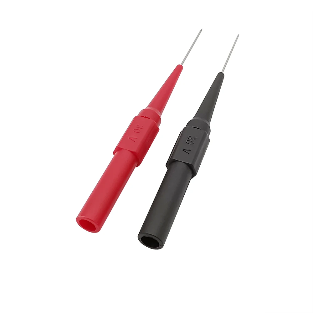 1/2/5Pair 0.7mm Digital Instrumentation Multimeter Test Probe Micro Pins 30V 1A Instrument Part Repair Test Puncture Lead Needle