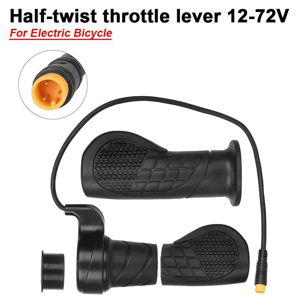

Waterproof Connector Half-Twist Throttle Handle Universal Accessory for MTB Bike Modification Bicycle Conversion Kit Electric