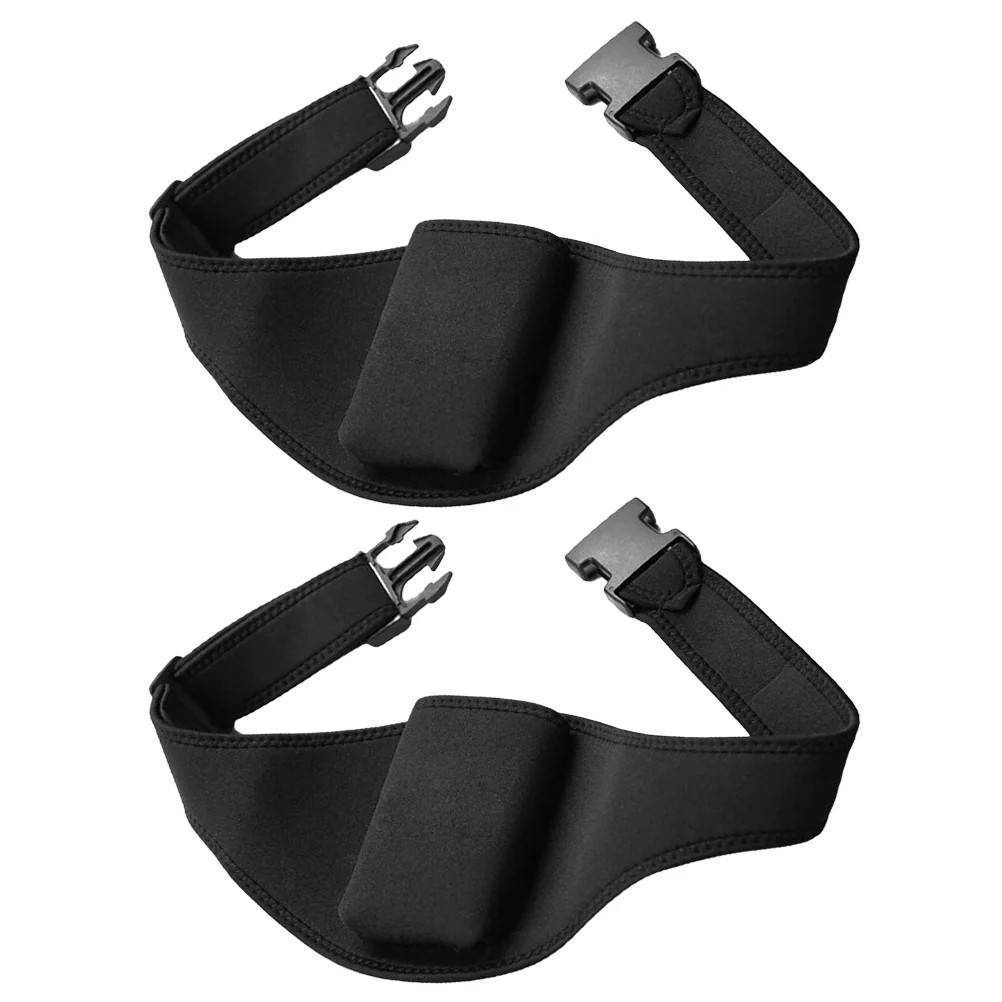 

2 Pcs Microphone Belt Bag Portable Holder Cellphone Running Workout Waist for Fitness Neoprene Storage Sports Pouch