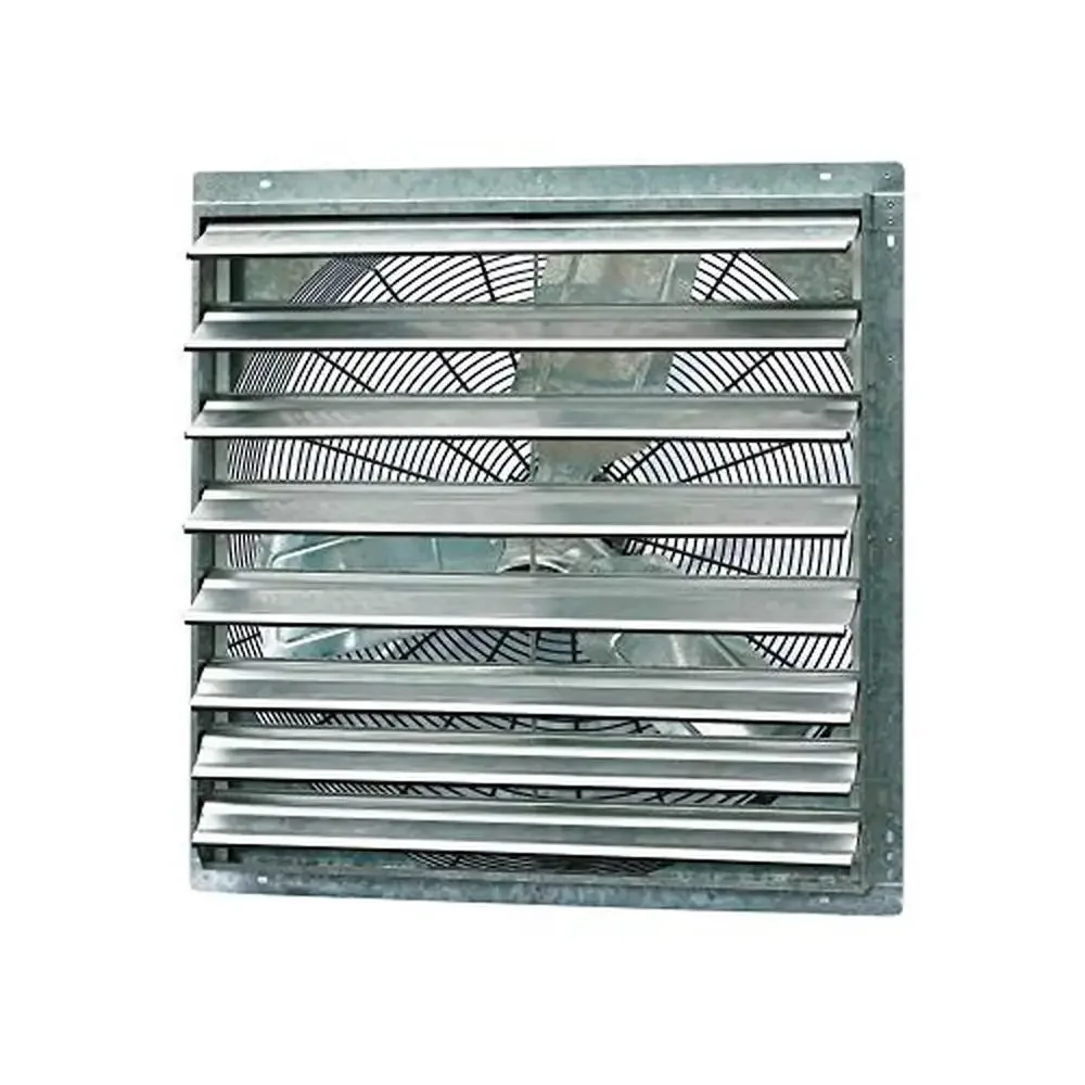 30" Ventilatore di scarico per otturatore a parete Casa Soffitta Capannone Garage Ventilazione Pala 5088 CFM Resistente agli agenti atmosferici Potente e