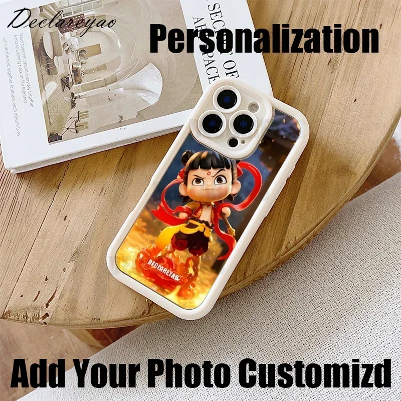 

Image Customize Mirror Case For Apple iPhone 11 Pro X S Xs Max XR 5 S SE 2020 2022 6 6S 7 8 Plus Cover DIY Custom Photo Silicone
