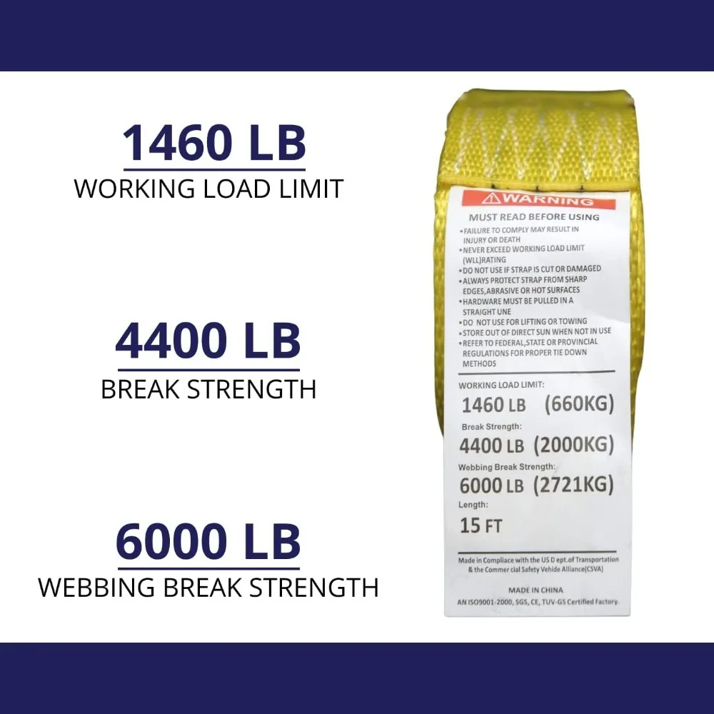 8 عبوات من أشرطة السقاطة للمسار الإلكتروني مقاس 2 بوصة × 15 بوصة 4400 رطل