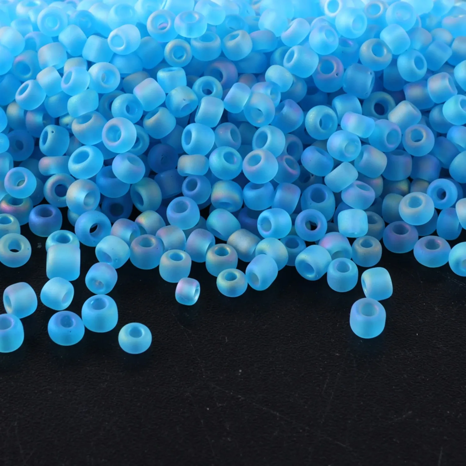 Hochwertige CJ 11/0 Mattierte Rocailles-Perlen für Schmuckherstellung, 10g/Röhrchen, Geeignet für Alle Arten von DIY-Bastelarbeiten – Detail 16