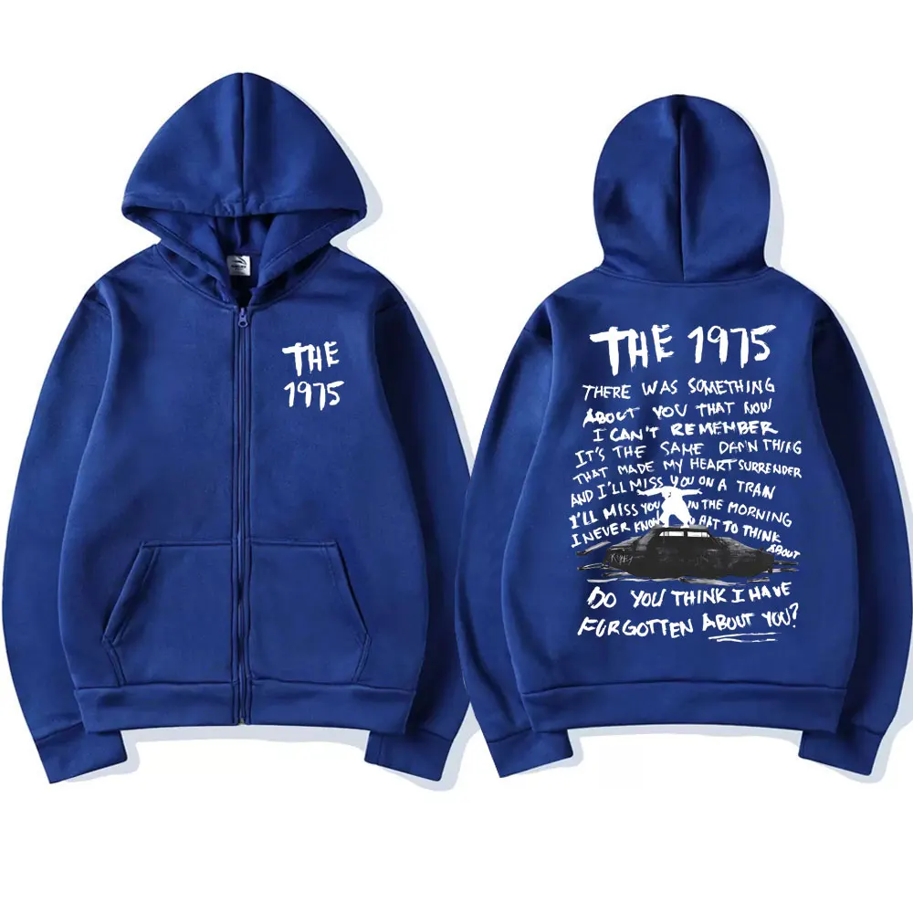 The 1975 about You Graphic Zipper Hoodies Being Funny in A Foreign
