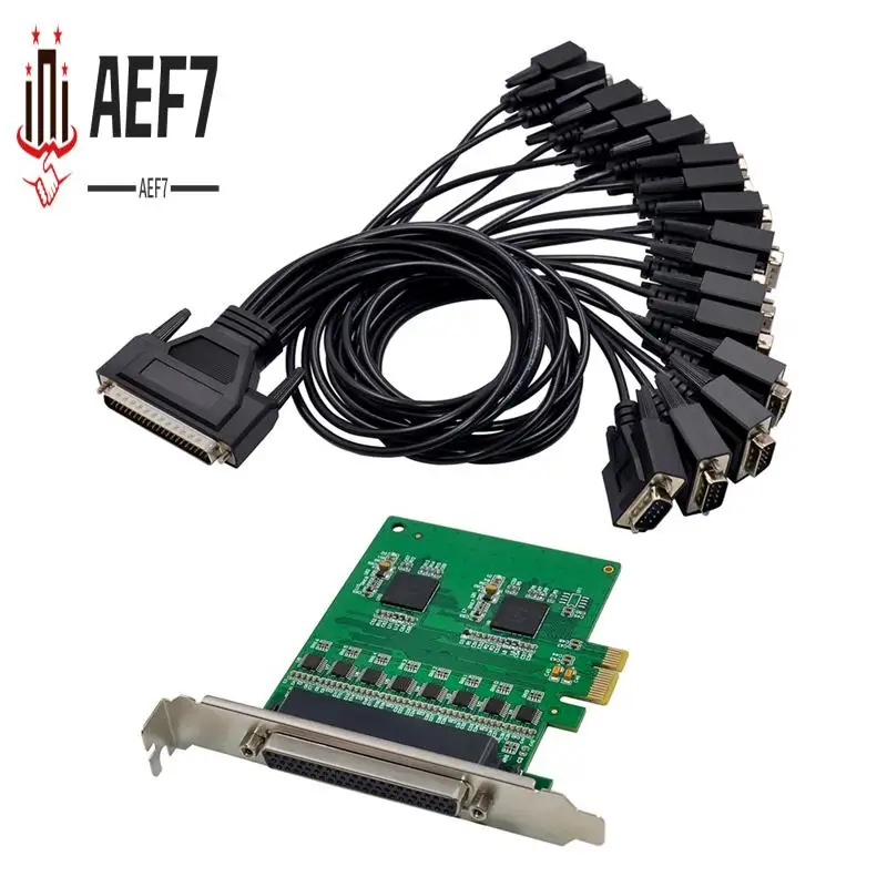 

AEF7-Adapter Card ST355 Pcie 17V358 16S RS232 Industrial Multi-Serial I/O Control Multi-Function Convenient Adapter Card