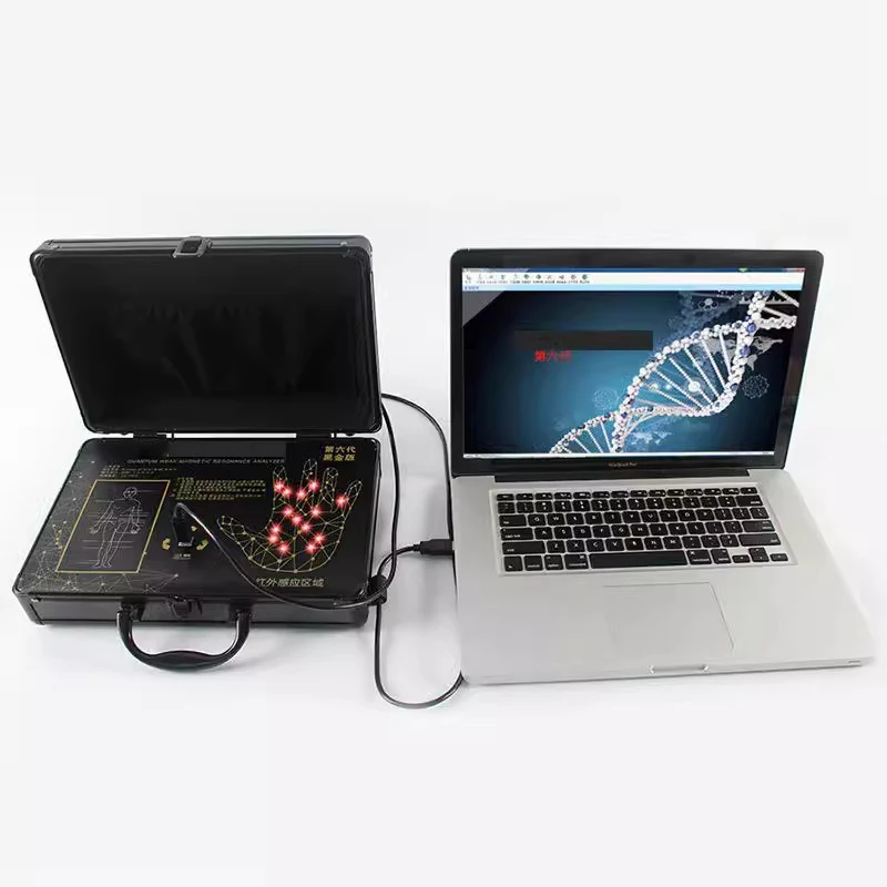 Quantum Analyzer Machine Magnetic Resonance Body Scanner Analyzer Health Detector Palm Touch Full Body Analysis Sub-Health Test