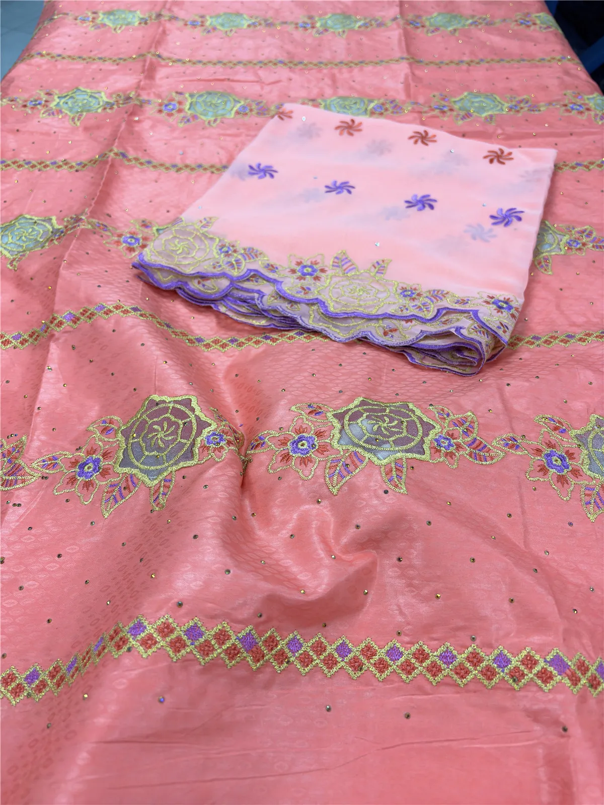 Hot Sale African Bazin Riche Fabric Bazin Brode For Men Or Women Fabric 3+2 Yards High End Wedding Groom Party Dress 15A101