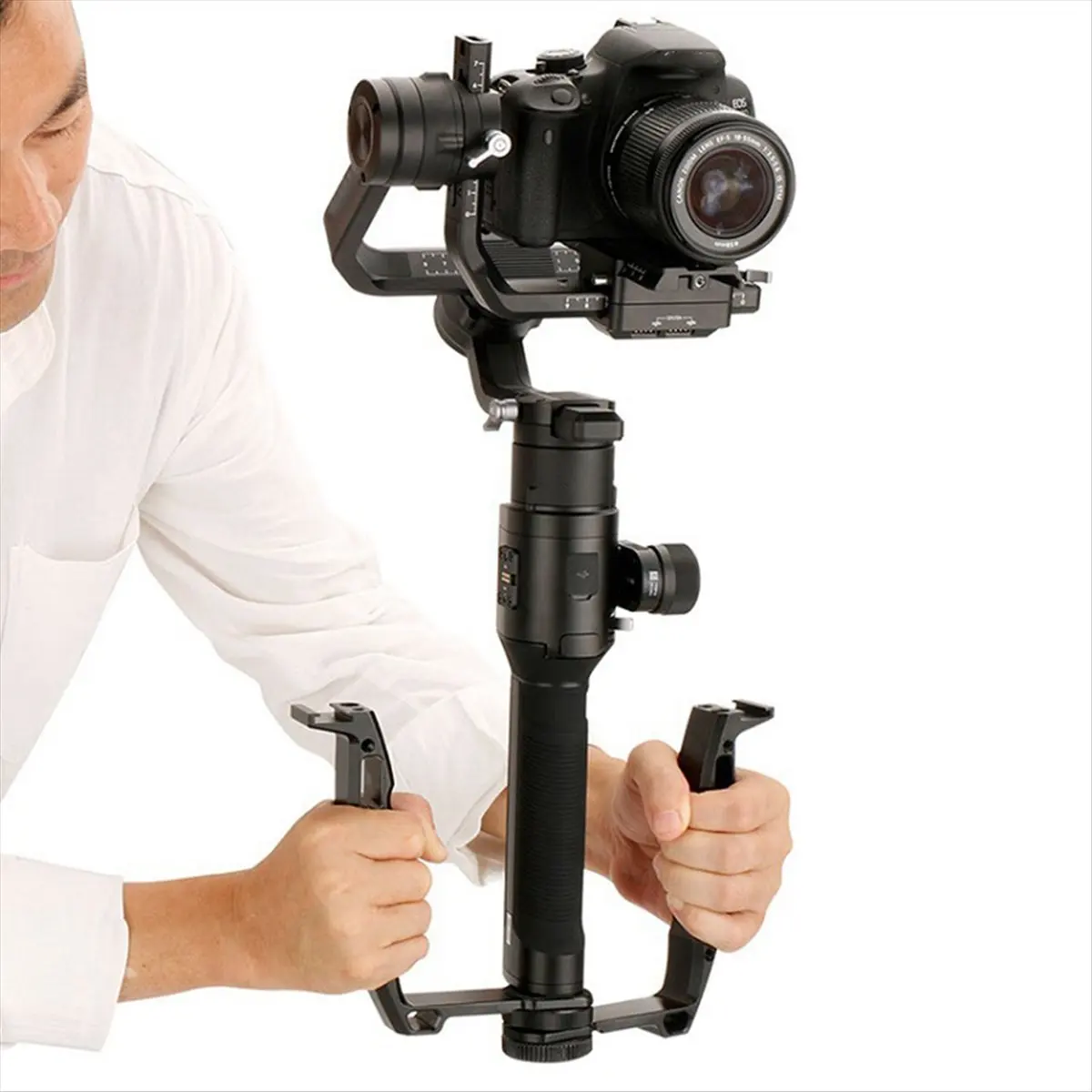 

Аксессуар ABJA для Zhiyun Crane 2: L-образный кронштейн из алюминиевого сплава, удлиненная одинарная рукоятка для стабилизаторов Zhiyun Crane 2 и Ronin S