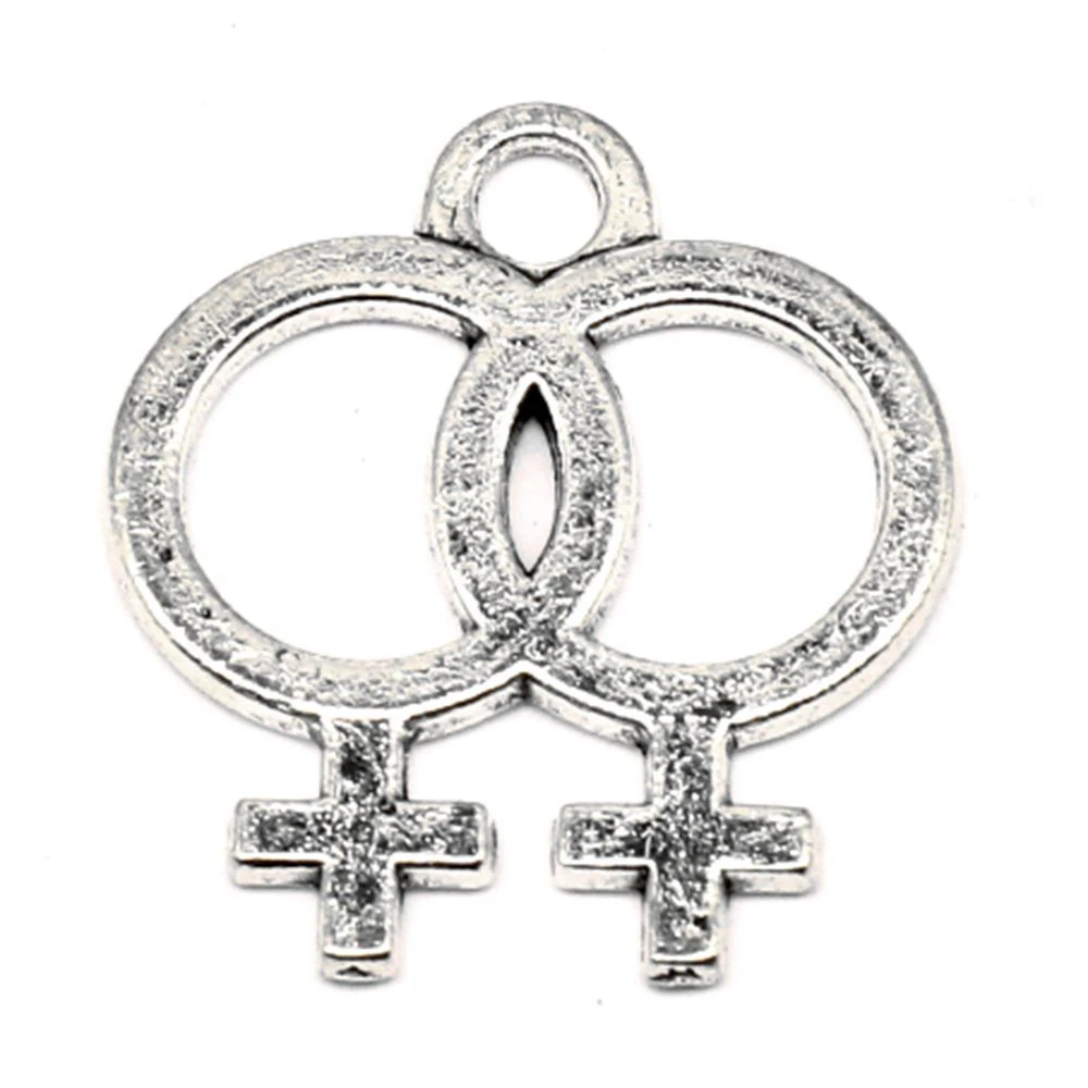 50pcs Wholesale Jewelry Lots Symbols Charms Pendant Supplies For Jewelry Materials 24x26mm