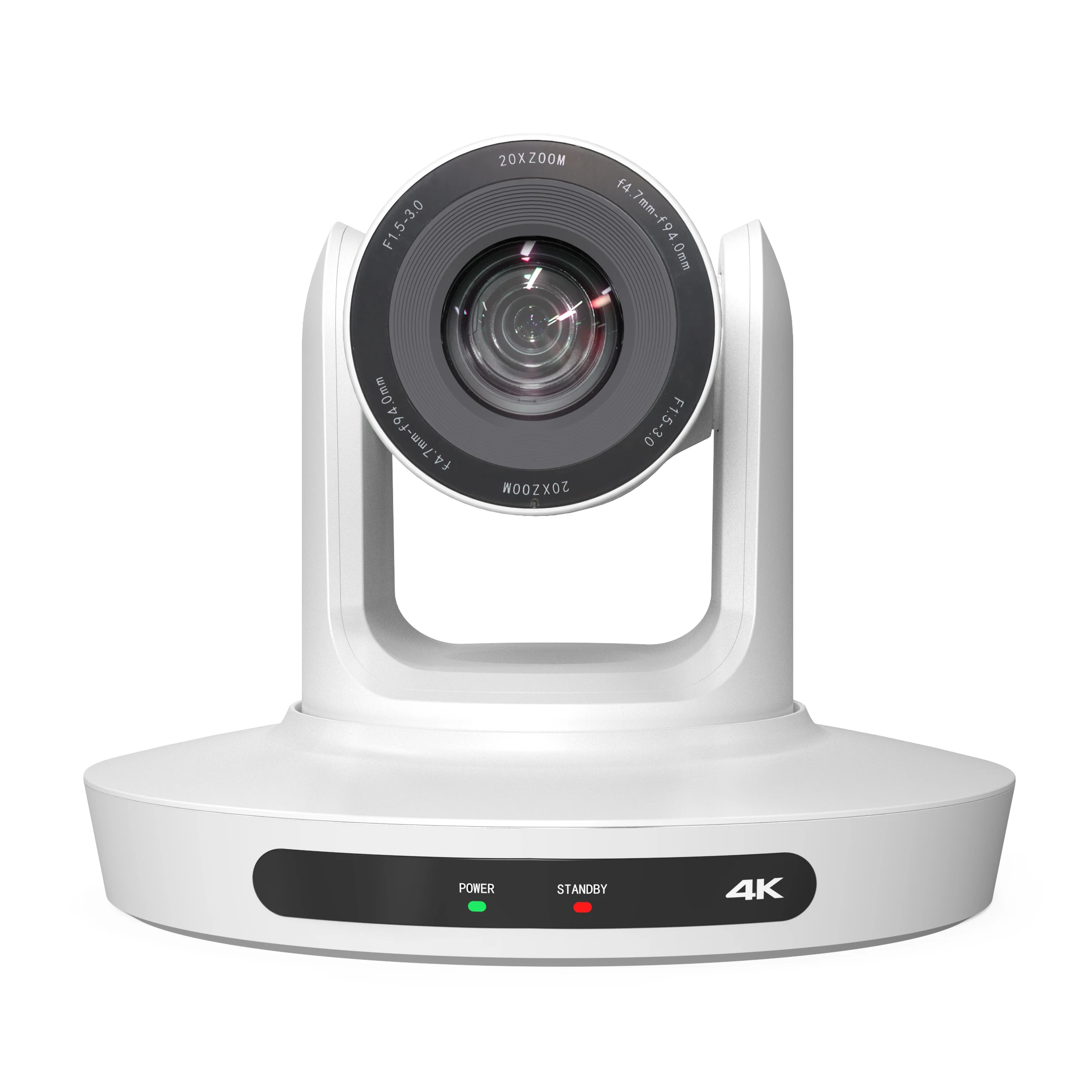 4K PTZ Camera AI Auto Tracking 20x Optical Zoom PTZ Camera USB3.0  PoE Live Streaming PTZ Camera for Church
