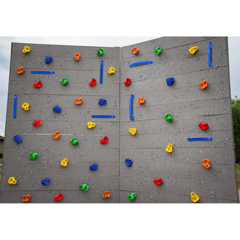 

DIY Monkey Rock Wall Climbing Holds for Kids with Knotted Climbing Rope