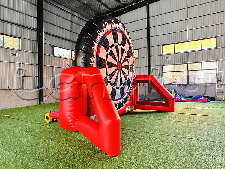 Inflatable Football Dart, Outdoor Soccer Dart Board, Inflatable Games for Party, 2 in 1 Fun Sports Toy